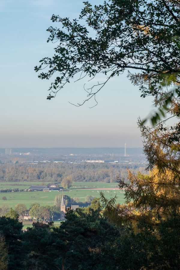 Zicht vanaf de stuwwal